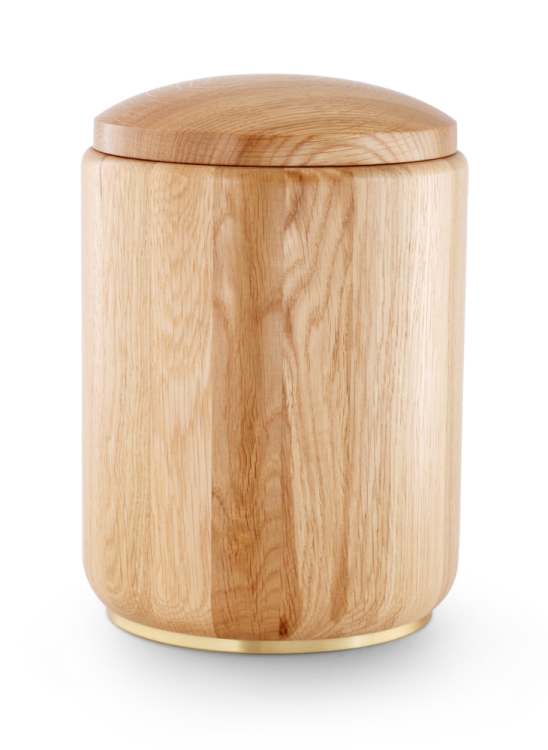 Dřevěná urna Basic II - Přírodní