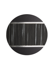 Ekologická urna Veta, černá, ozdobný pásek