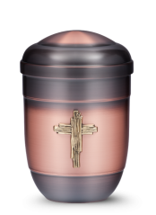 Kovová urna Faith Měděná II - Kříž