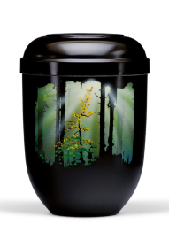 Ökologische Urne Airbrush, Waldlichtung