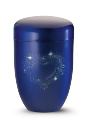 Kovová urna Airbrush - Srdce II