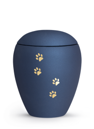 Zvířecí urna Verona Paws - Navy 2,8l