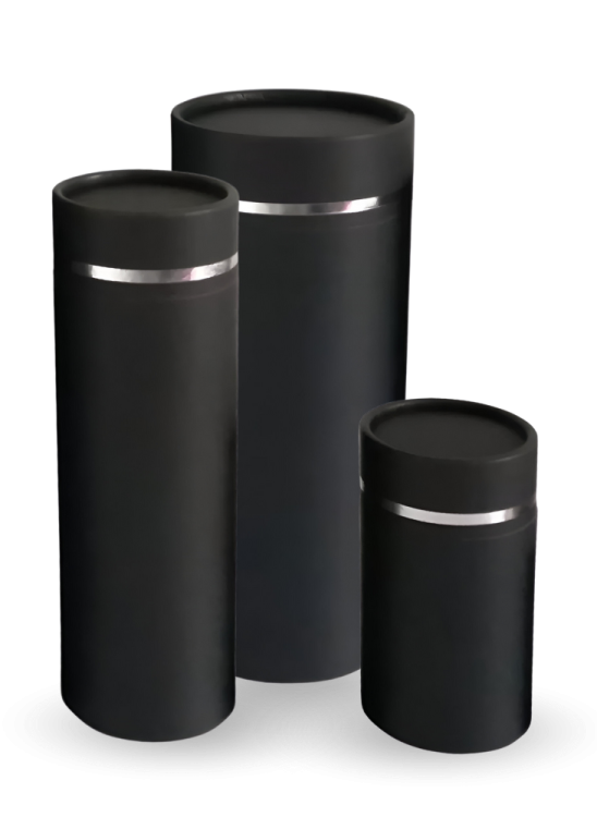 Rozptylový tubus - Černý se stříbrným proužkem 2l