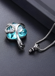 Prívesok na popol Srdce modré II