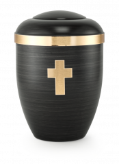 Ekologická urna Tosca, kříž, černá