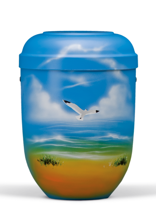 Ekologická urna Airbrush, čajka
