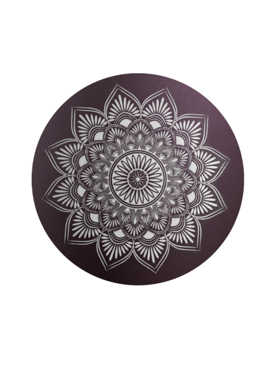 Ekologická urna Mandala, fialová, mandala - veko