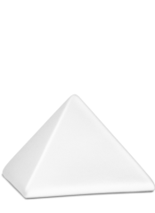 Zvířecí urna Pyramide - Bílá 1,5l