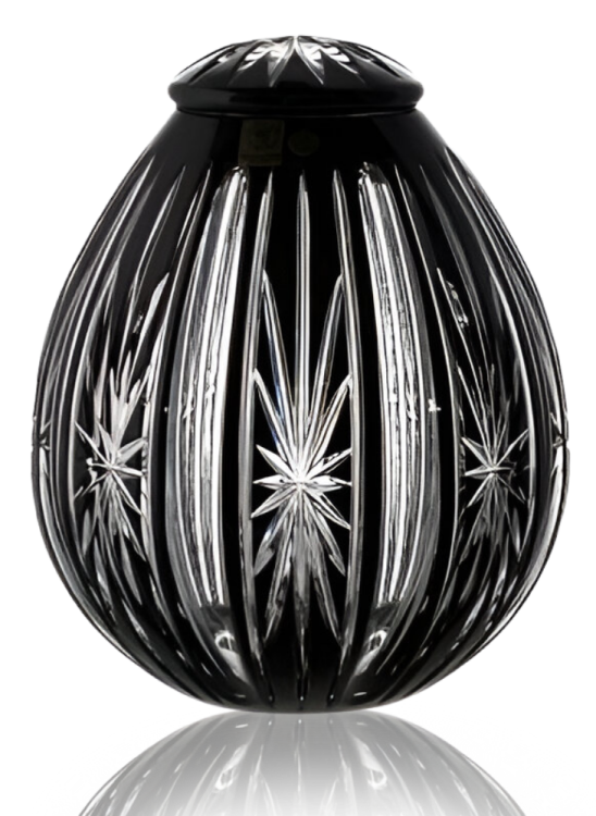 Kristallurne Spark - Schwarz 29 cm