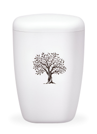 Ekologická urna Contura Strom II, biela