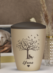 Zvířecí urna Natura - Pes a strom 2,8l