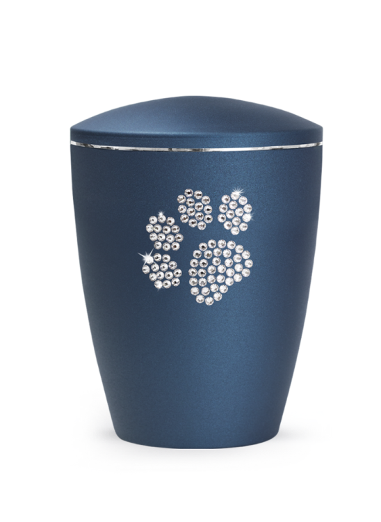 Zvířecí urna Elegance Paw, navy 2,8l