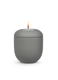 Keramická miniurna Akari - Pieskovcová šedá