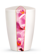 Ekologická urna Flora White, orchidej