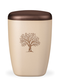 Ekologická urna Contura Strom, béžová, hnědá