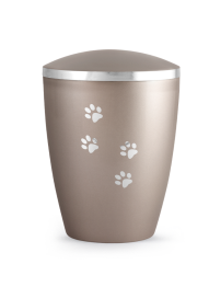 Zvířecí urna Elegance Paws, fumé 2,8l