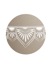 Ekologická urna Mandala, champagne, mandala - bok