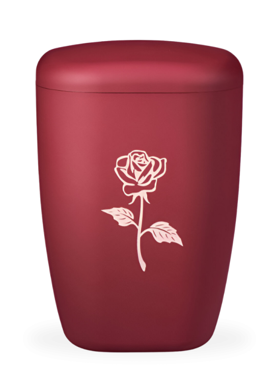 Ekologická urna Contura Růže, vínová