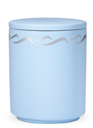 Ökologische Urne Pacific - Blau/Wellen