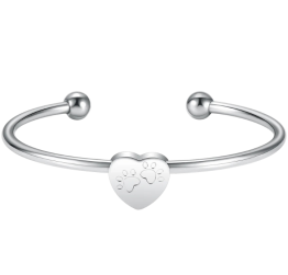 Bransoletka z zawieszką na prochy  Amora Paw - Silver