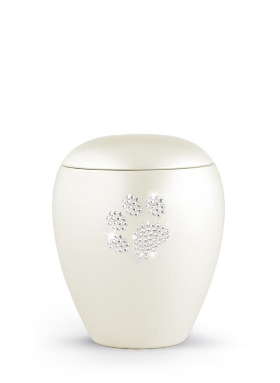 Zvířecí urna Crystal  Paw - Champagne 1,5l