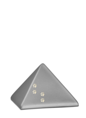 Urna na zwierzęta Pyramide Paws - Szara 0,5l