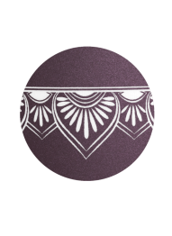 Ekologická urna Mandala, fialová, mandala - bok