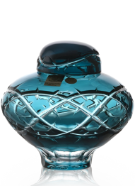 Urna kryształowa Spiny - Azure 22,5 cm