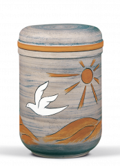 Keramická urna Art - Holubice