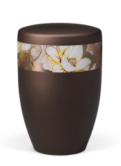 Ekologiczna urna Zen II, magnolia, brązowa