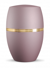 Ekologická urna Ouro, lila, ozdobný pásek