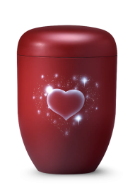 Ekologická urna Airbrush, srdce