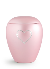 Zvieracia urna Crystal Heart - Rose 2,8l