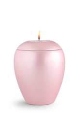Zvířecí urna Crystal se svíčkou - Rose 1,5l