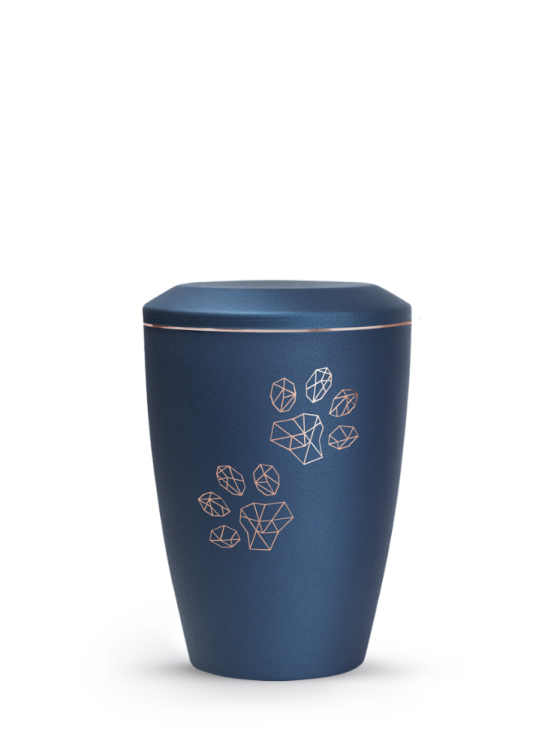 Zvířecí urna Karat Paws - Navy 0,5l