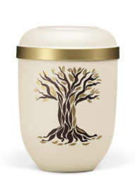 Ekologická urna Maľba, jesenný strom