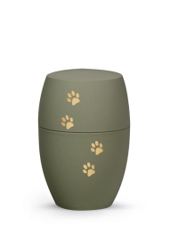 Zvířecí urna Infinity Paws, oliv