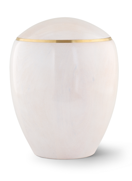 Dřevěná urna Emilia - Bílá
