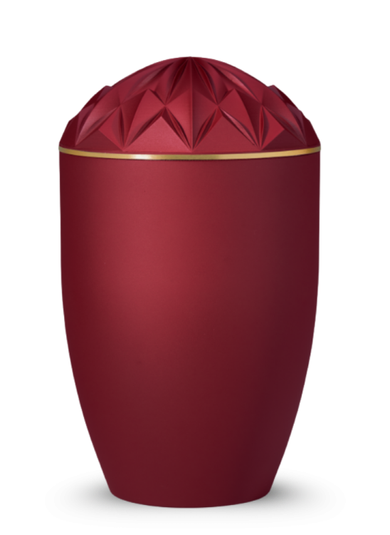 Ekologická urna Diamant - Červená