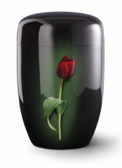 Kovová urna Fleur Noire - Tulipán
