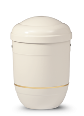 Kovová urna Linea - Bílá