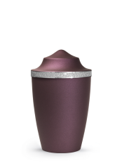 Zvířecí urna Glamour - Berry 0,5l
