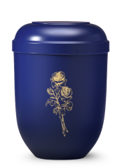 Ökologische Urne Classic – Blau/Rose