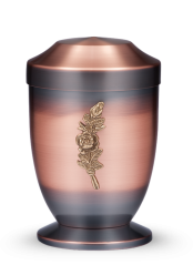 Kovová urna Faith Měděná II - Růže
