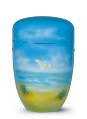 Kovová urna Airbrush - Racek