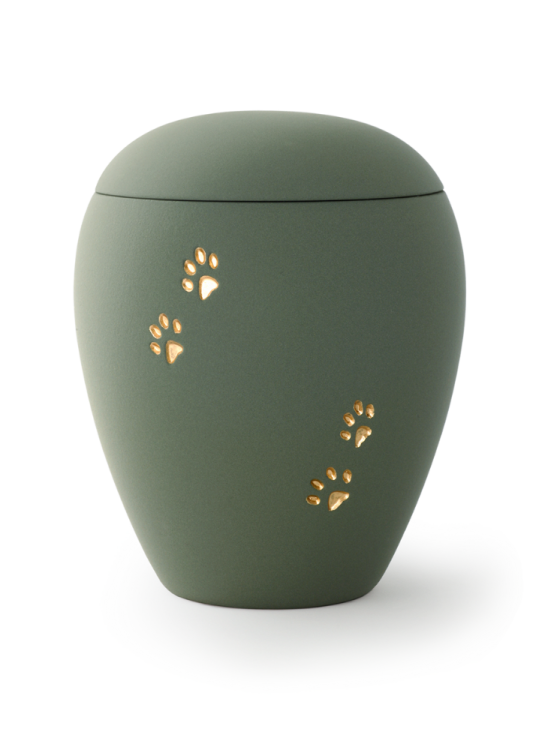 Zvířecí urna Siena Paws - Olivová 2,8l