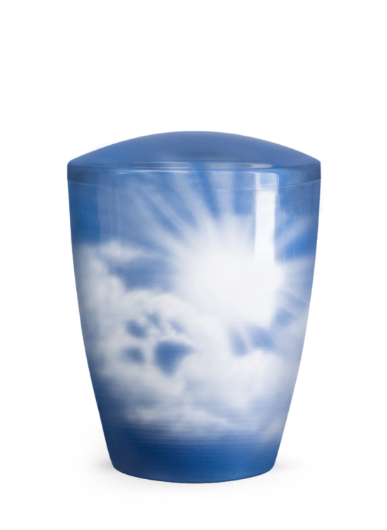 Zvířecí urna Airbrush - Oblaka 2,8l