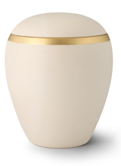 Urna ceramiczna Colour Line, kremowa