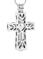 Přívěsek na popel Cross, stříbrný