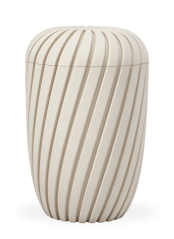 Ökologische Urne Rillen – Beige